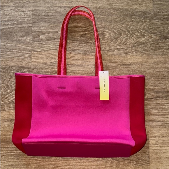 summersalt Handbags - NWT Summersalt pink beach tote!